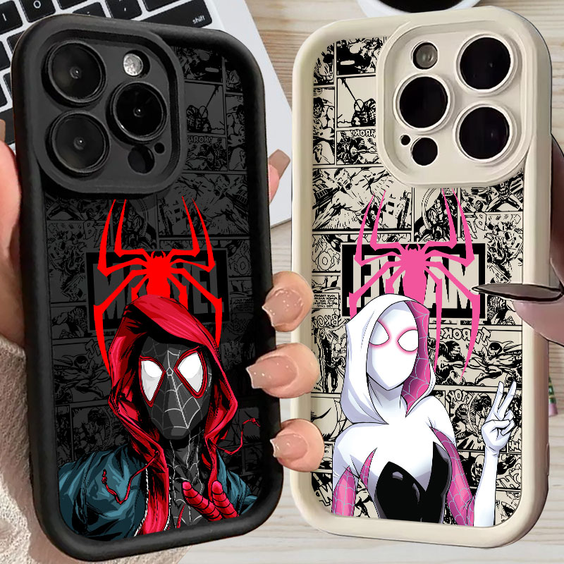 Phone Cases Iphone 17 - غطاء هاتف سبايدرمان مايلز موراليس جوين