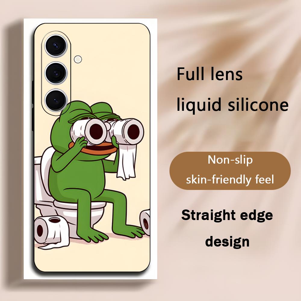 Phone Cases Galaxy S25 - حزين بيبي الضفدع رسم حافظة هاتف