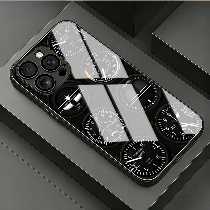 Phone Cases Aviation - غطاء هاتف من الزجاج المقوى بتصميم