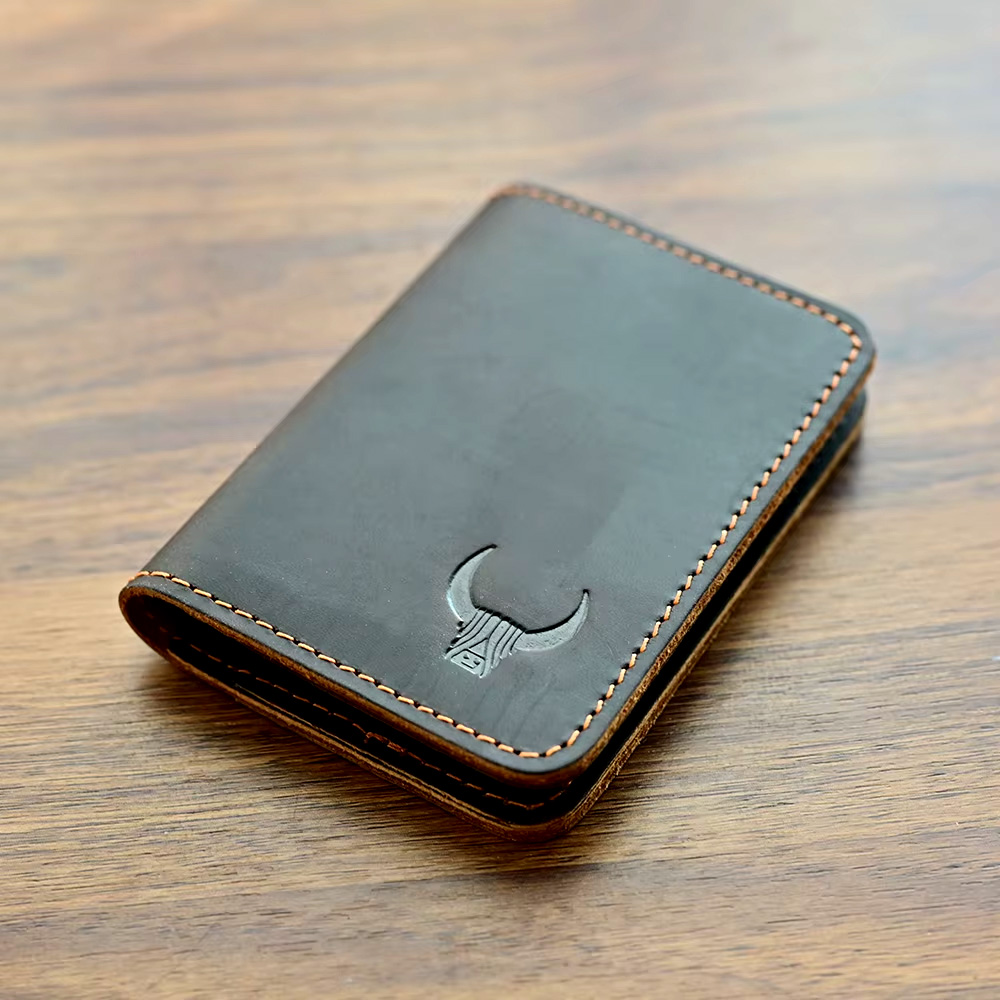 Slim Card Slot Case - 100% جلد طبيعي سليم حامل بطاقة