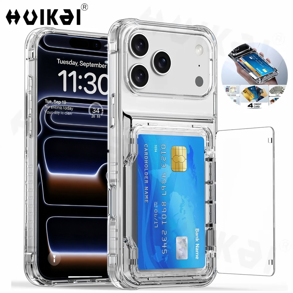 Slim Card Slot Case - غطاء حماية متين ونحيف من البولي