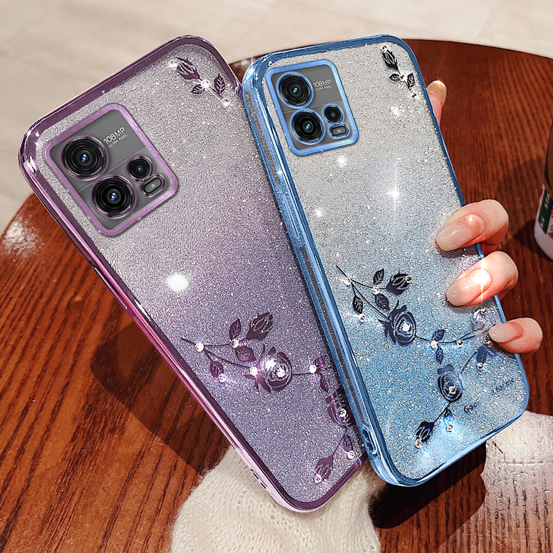 Phone Cases Moto G 2025 - غطاء مطلي بنقوش زهرية لهواتف موتورولا