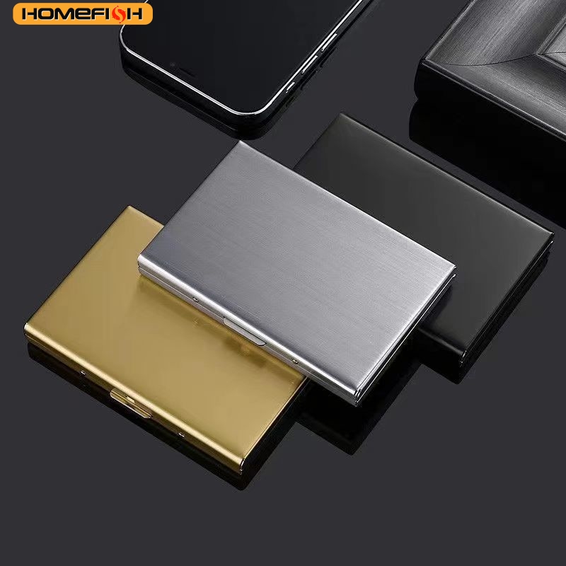 حافظة بطاقات أعمال من الفولاذ  - مراجعة Slim Card Slot Case وسعره