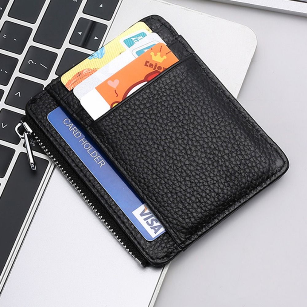 جلد طبيعي حامل بطاقة الهوية لو - مراجعة Slim Card Slot Case وسعره