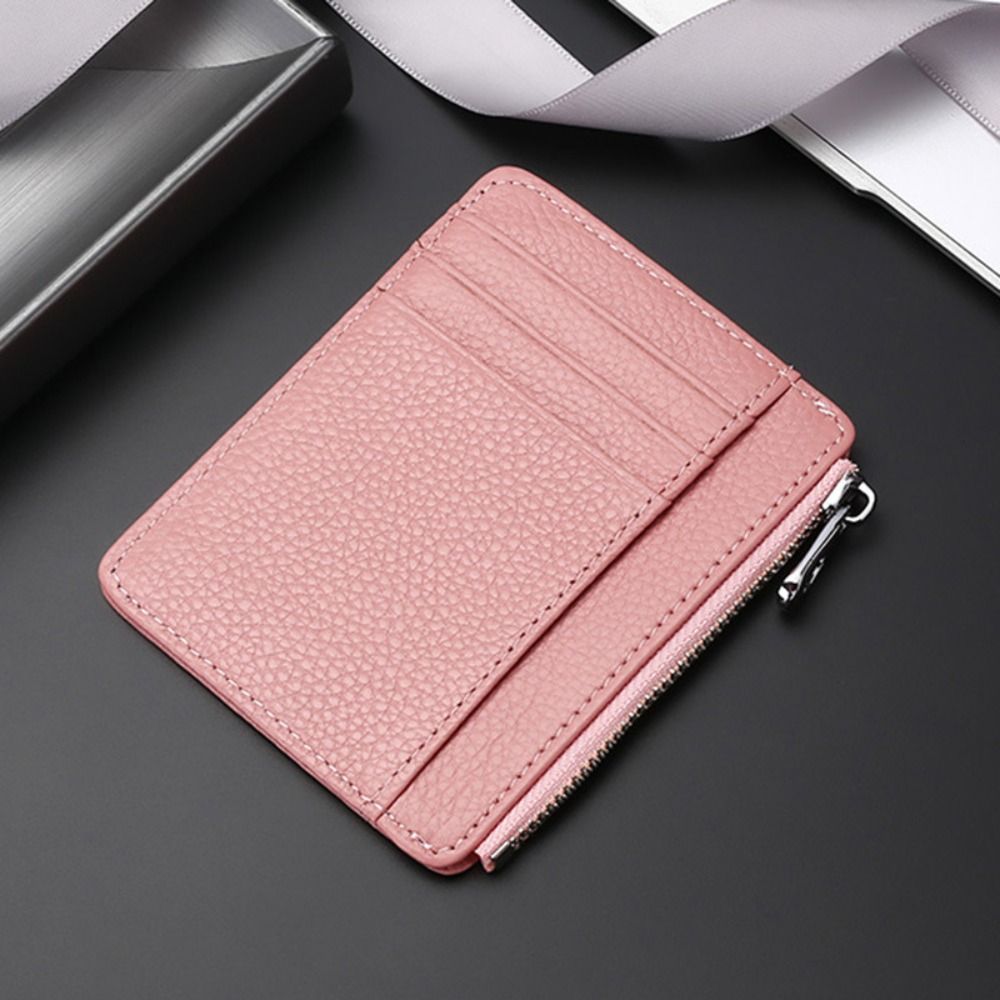 جلد طبيعي حامل بطاقة الهوية لو - مراجعة Slim Card Slot Case وسعره