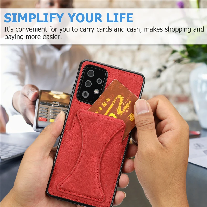 غطاء جلدي فاخر بقصة ضيقة لسامس - مراجعة Slim Card Slot Case وسعره