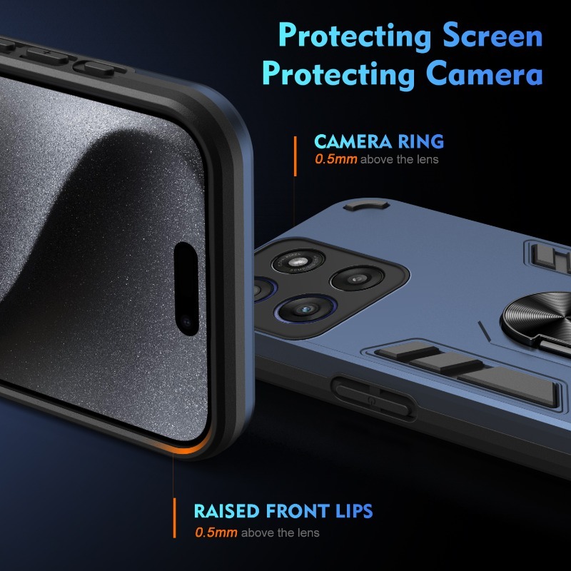 غطاء حامل مغناطيسي مقاوم للصدم - مراجعة Phone Cases Moto G 2025 وسعره