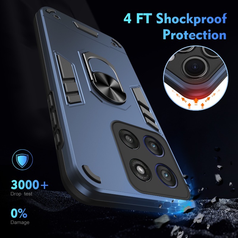 غطاء حامل مغناطيسي مقاوم للصدم - مراجعة Phone Cases Moto G 2025 وسعره
