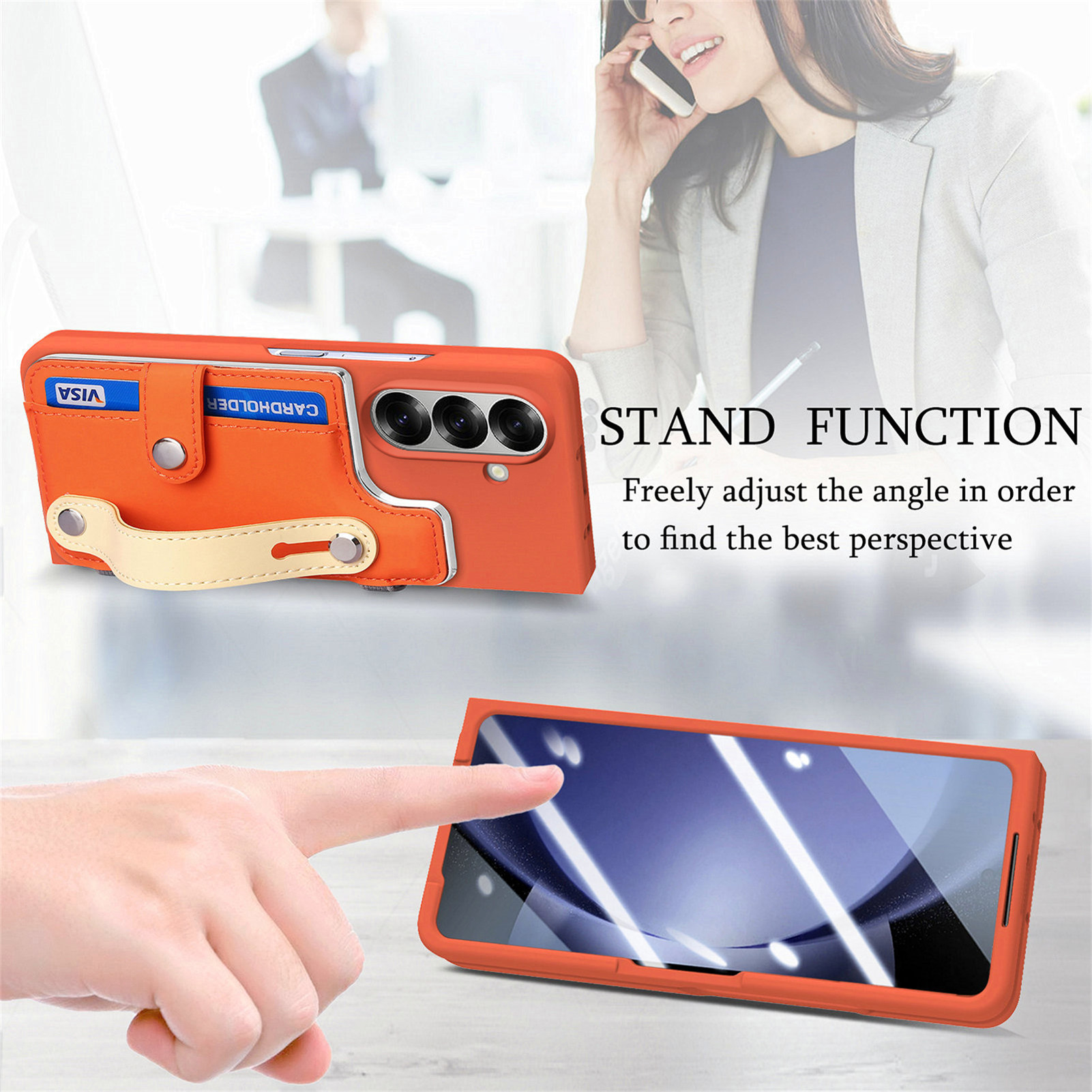 غطاء هاتف متكامل مع حزام للمعص - مراجعة Slim Card Slot Case وسعره