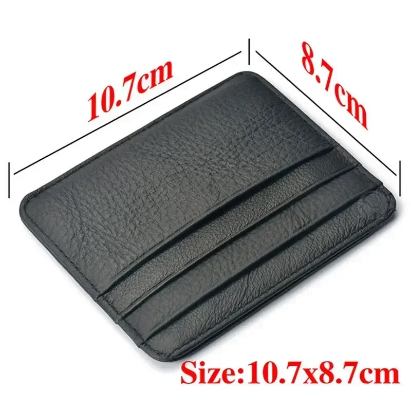 جديد رقيقة جلد طبيعي محفظة صغي - مراجعة Slim Card Slot Case وسعره