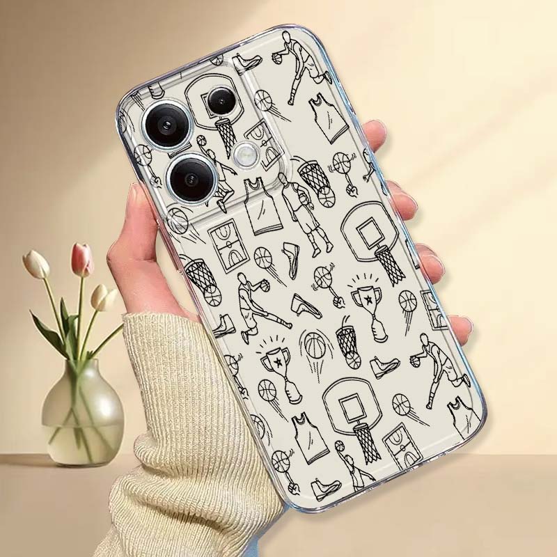 حافظة هاتف بتصميم كرة السلة له - مراجعة Xiaomi Poco X6 وسعره