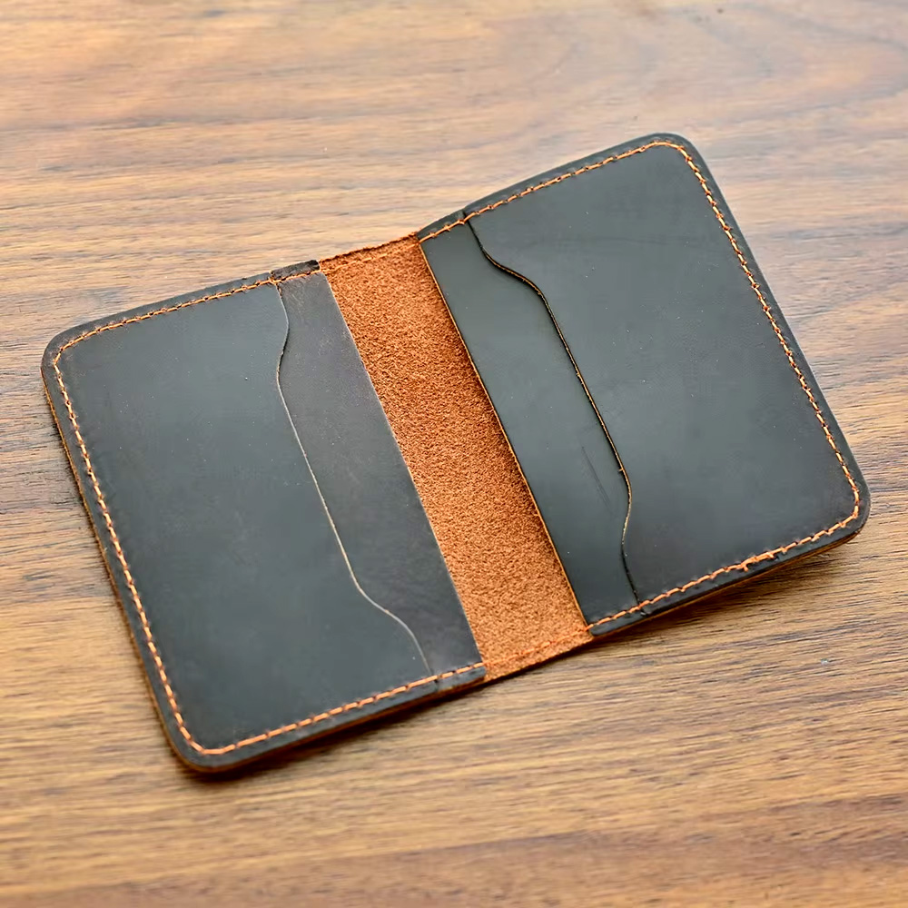 100% جلد طبيعي سليم حامل بطاقة - مراجعة Slim Card Slot Case وسعره