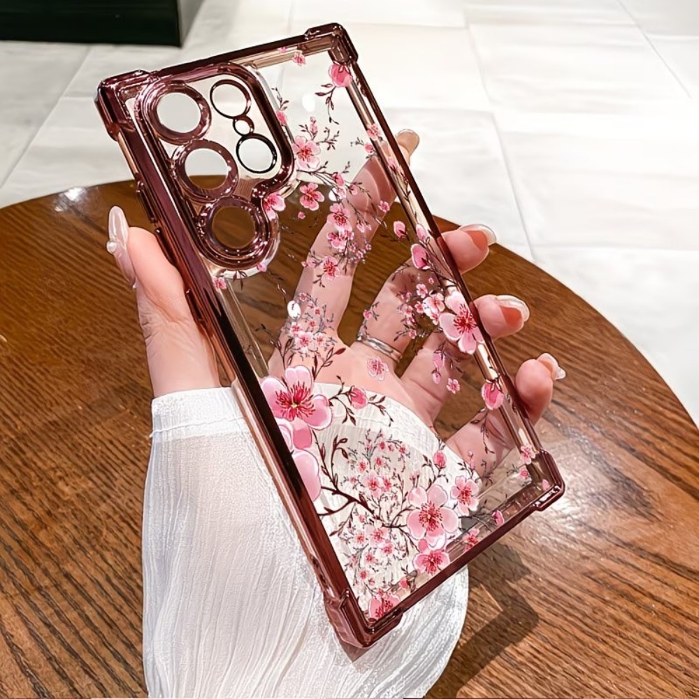 غطاء هاتف مطلي بزهر الكرز مضاد - مراجعة Phone Cases Galaxy S26 Ultra وسعره