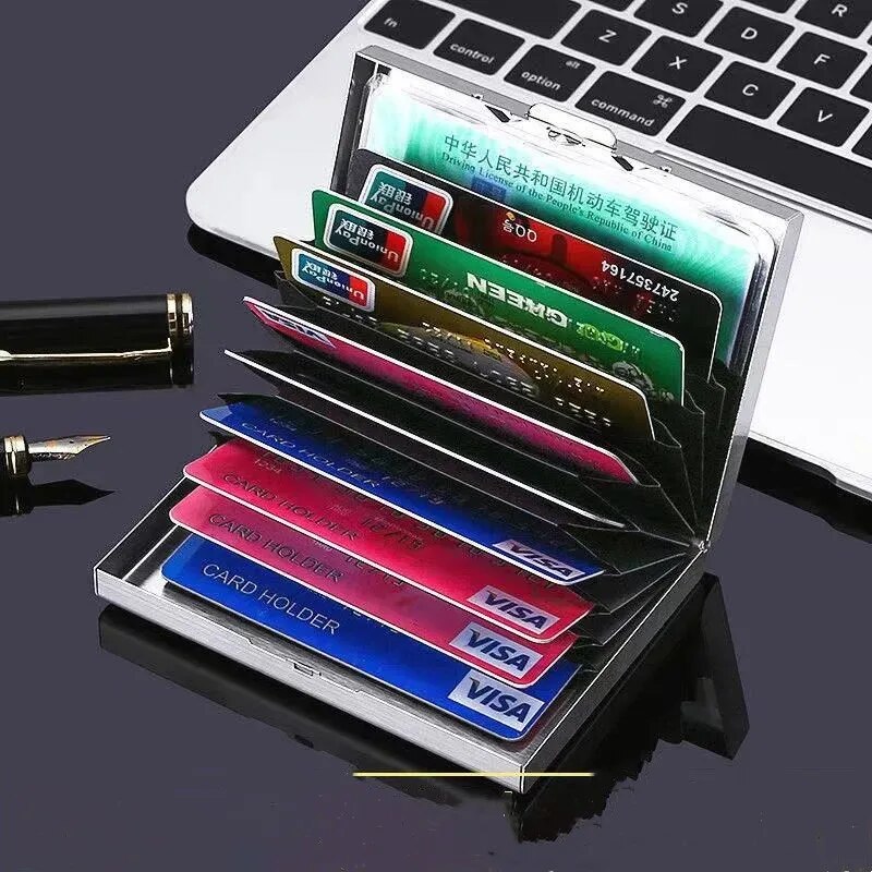 10 فتحات حامل بطاقة الائتمان غ - مراجعة Slim Card Slot Case وسعره