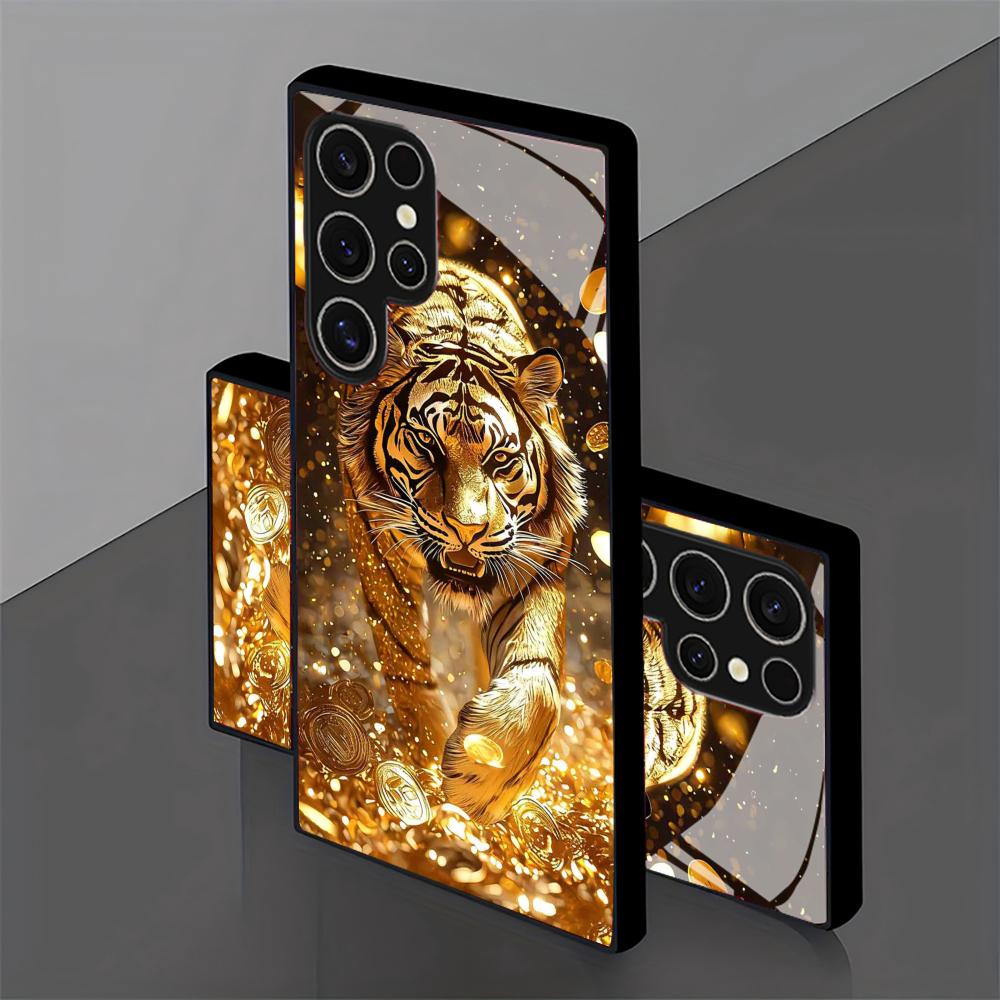 جراب هاتف زجاجي بنمط النمر لها - مراجعة Phone Cases Galaxy S26 Ultra وسعره